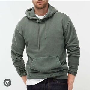 Mens JCrew Garment Dyed French Terry Sz M